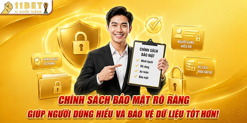 Chính sách bảo mật rõ ràng giúp người dùng hiểu và bảo vệ dữ liệu tốt hơn!